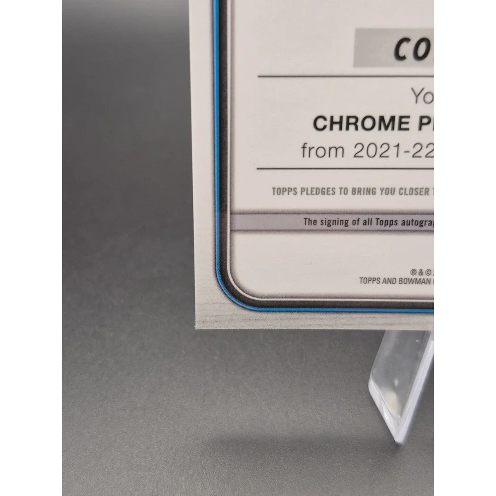 2022 Bowman Chrome Theo John #BCPA-TJO Silver Wave Refractor Auto /199 (AU) Duke